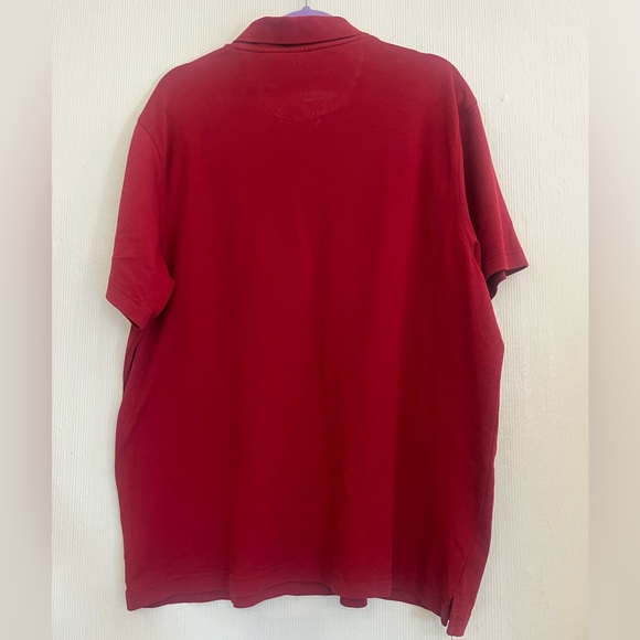 Tasso Elba Deep Red Polo Shirt - Picture 6 of 7